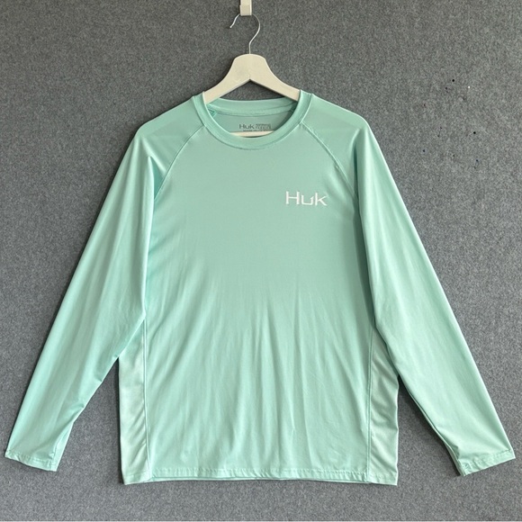 Huk Other - Huk Performance Fabric Shirt M Seafoam